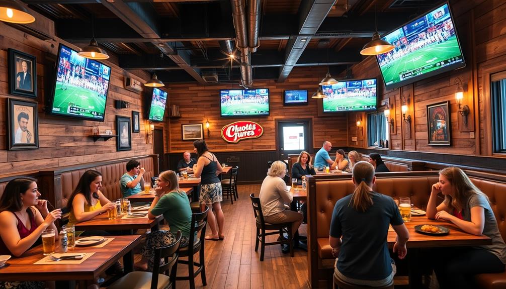 casual dining sports bar