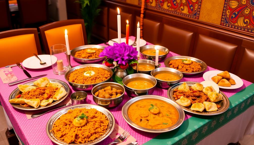 delicious indian birthday feast