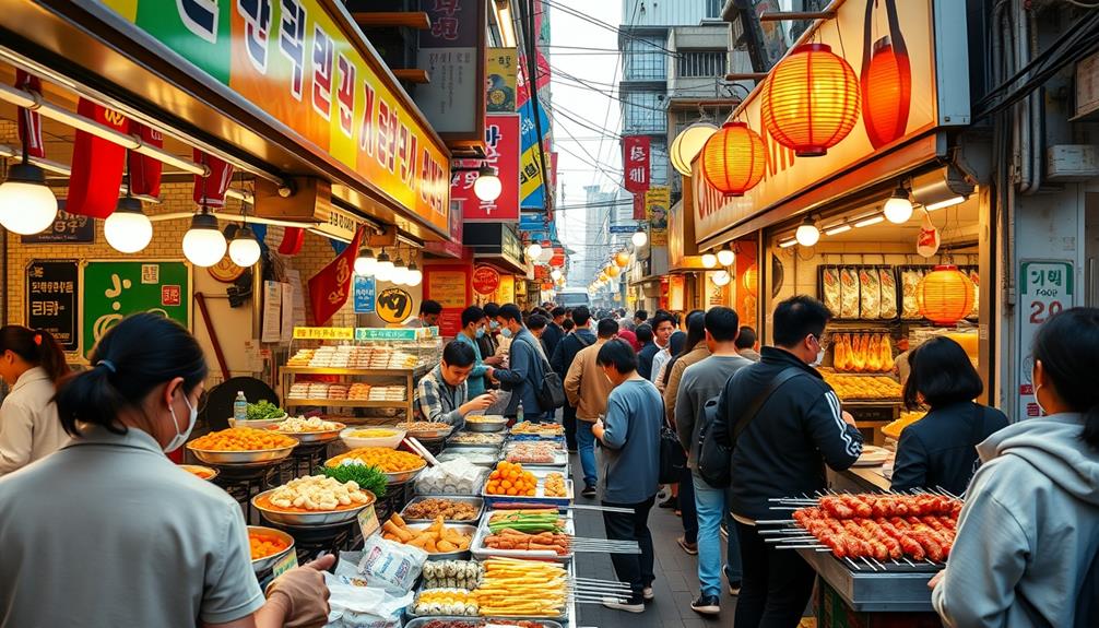 delicious korean street snacks