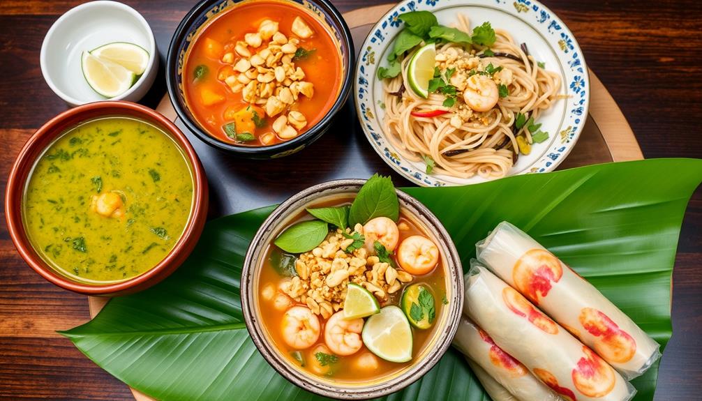 delicious traditional thai cuisine