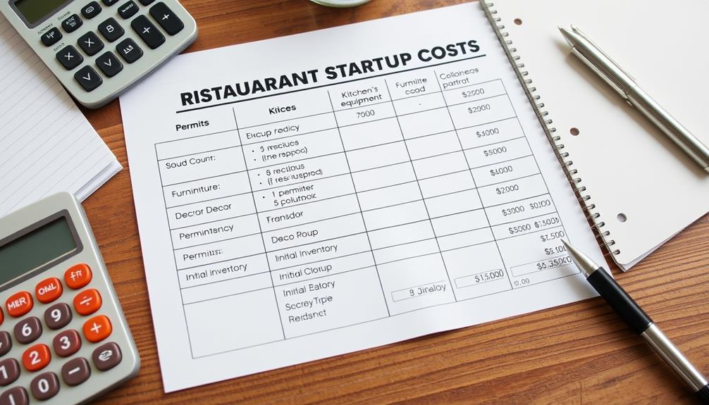 detailed startup expense analysis