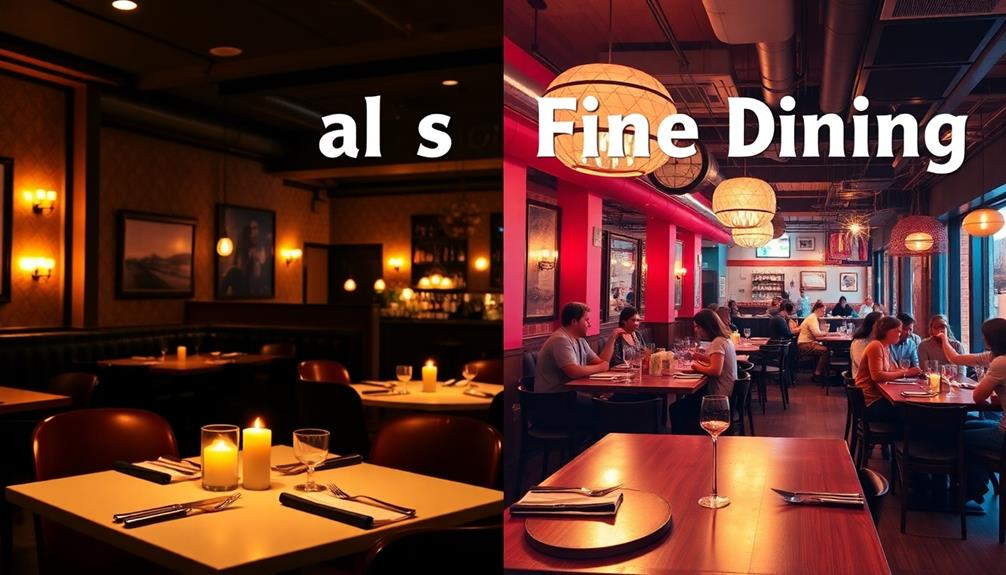 dining experience comparison guide