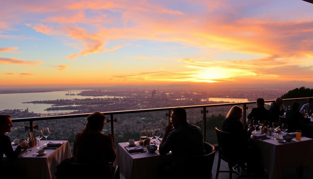 dining with scenic vistas