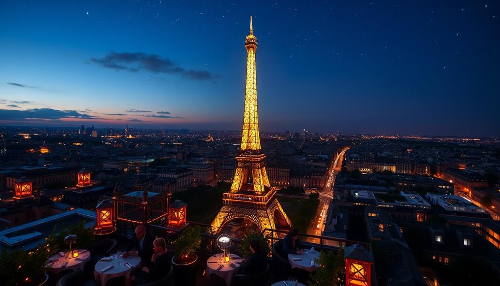 eiffel tower offers dining