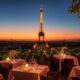 eiffel tower view dining