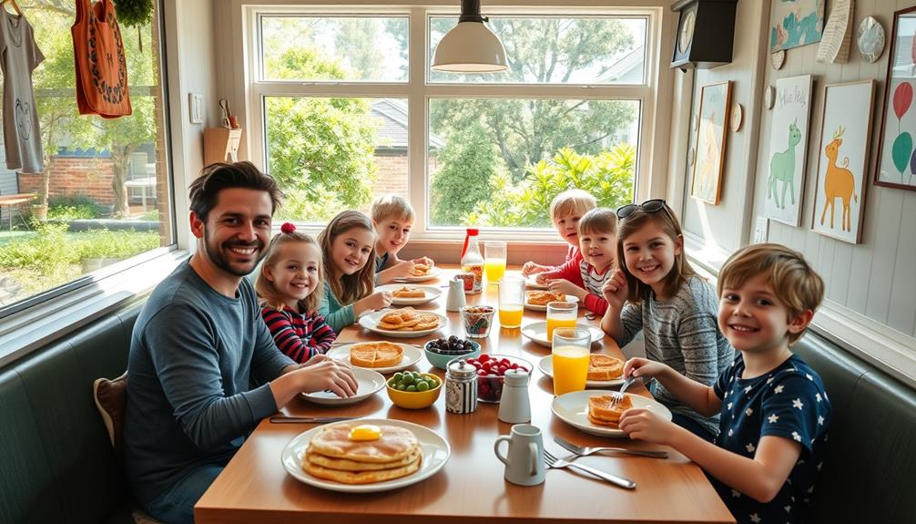 kid friendly morning dining