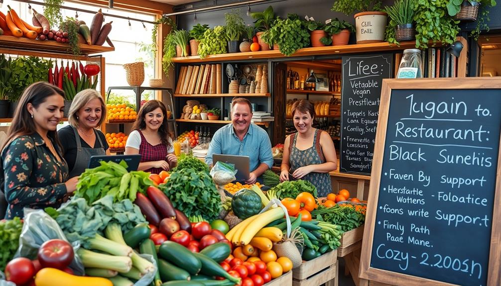 local backing for vegan eateries