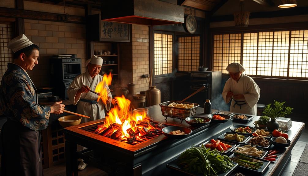 origins of hibachi cooking