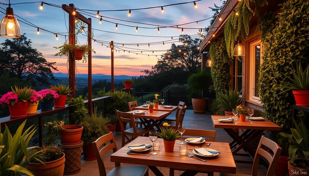 outdoor dining experience recommended