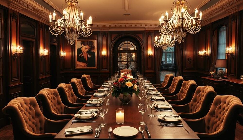 private dining experience available