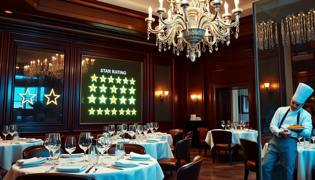 restaurant star rating system