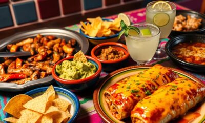 tacos enchiladas guacamole fajitas