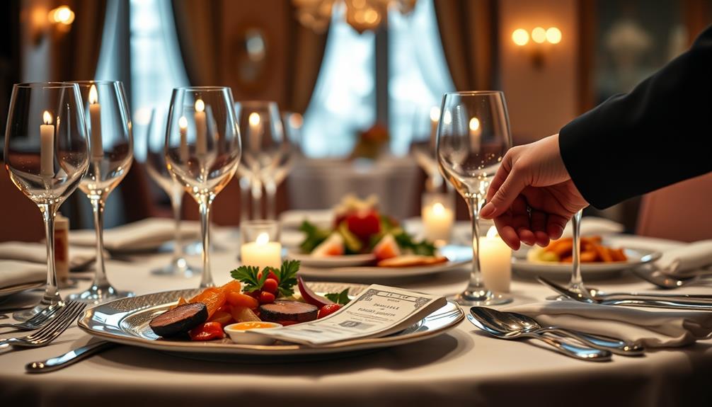 tipping etiquette for dining