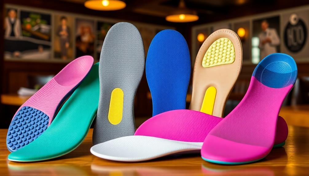 variety of insole options