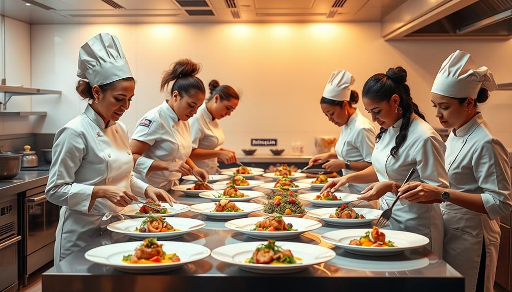 women in michelin kitchens