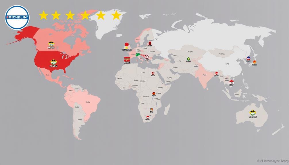 worldwide michelin star rankings