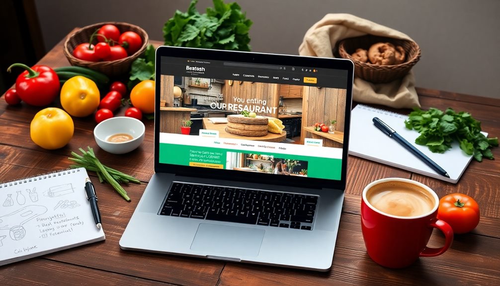 building a restaurant website