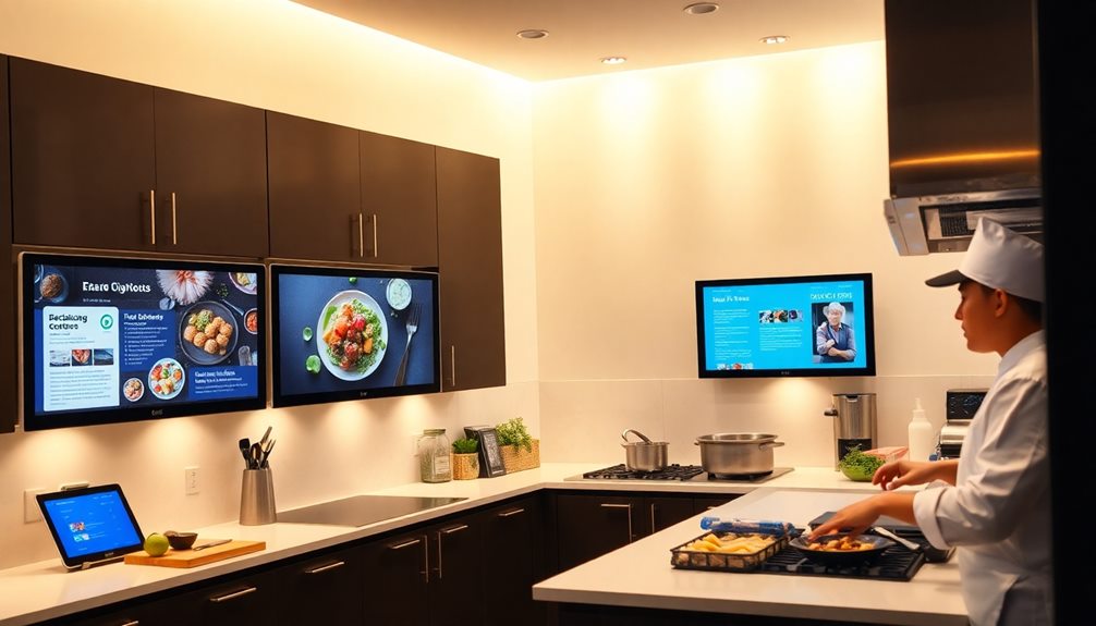 implementing digital kitchen displays