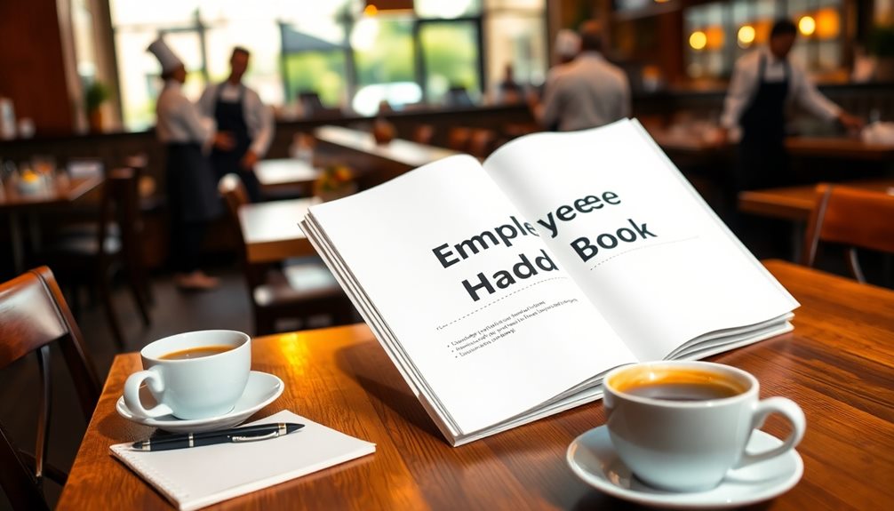 restaurant employee handbook creation