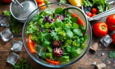 restaurants keep salads crisp