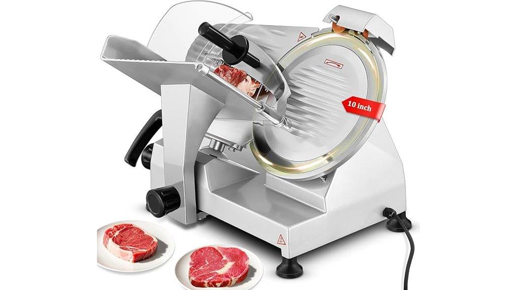 10 inch 240w meat slicer