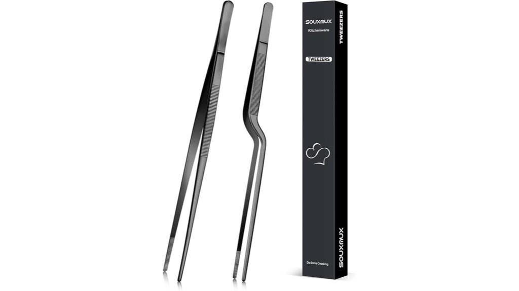 10 inch stainless steel tongs