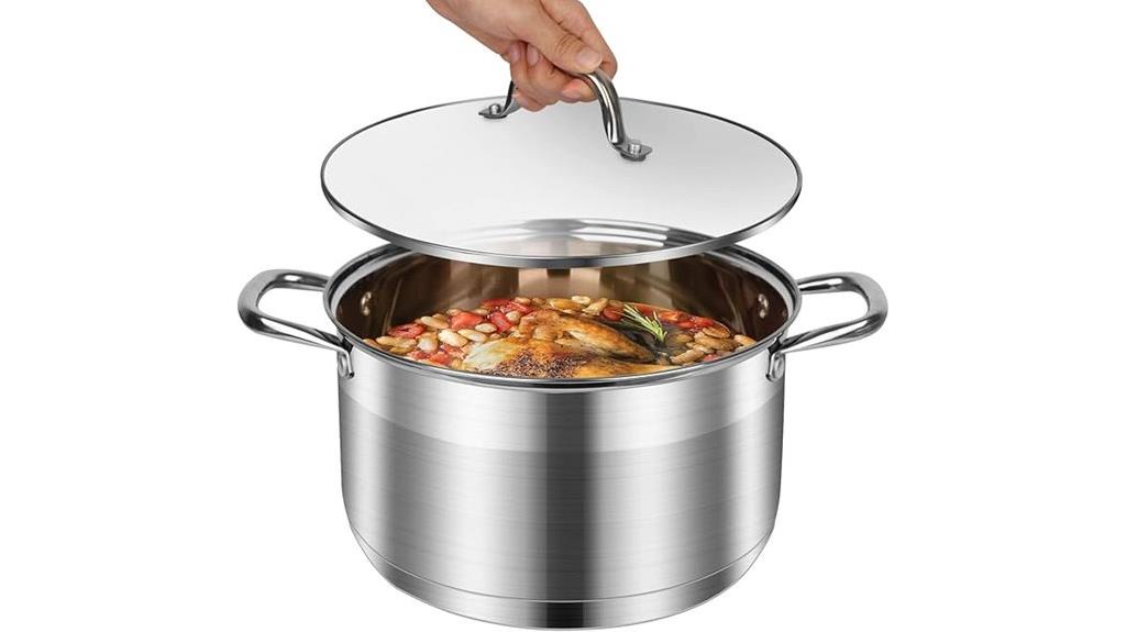 10 quart stainless steel pot