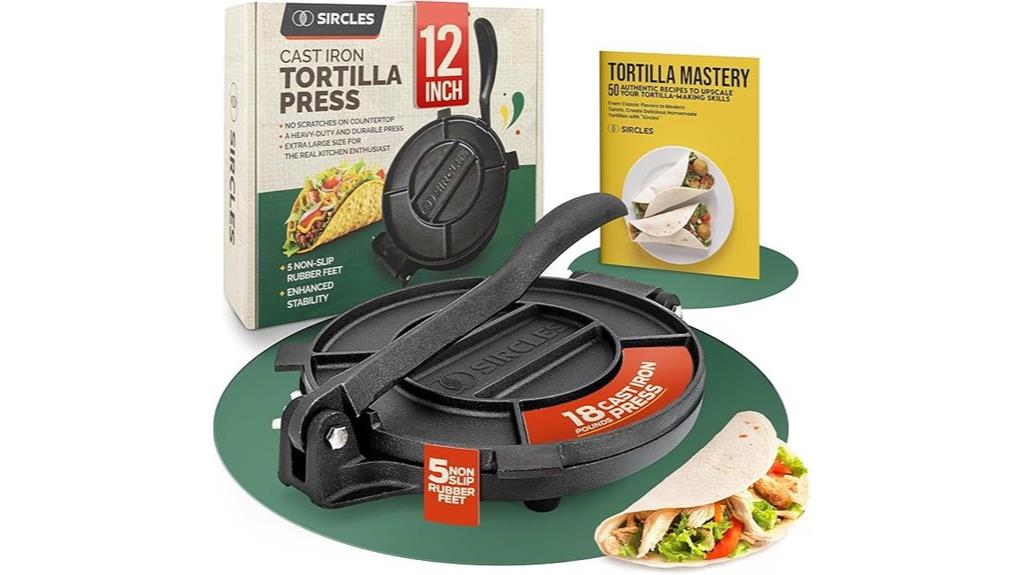 12 inch cast iron press