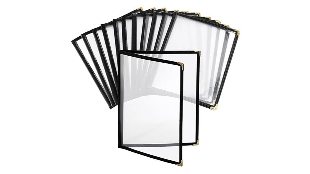12 pack restaurant menu covers