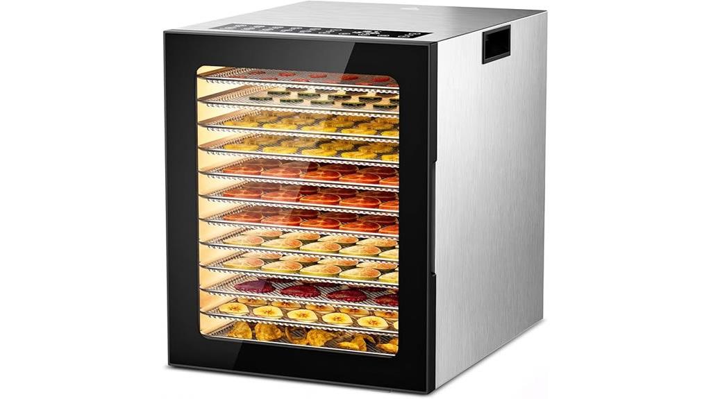 12 tray food dehydrator