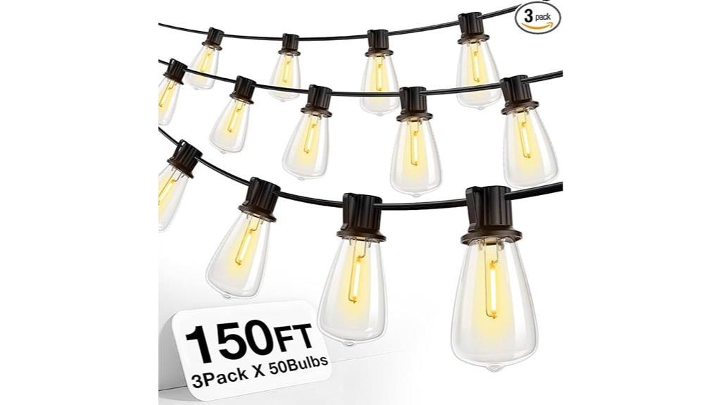 150 ft dimmable led lights