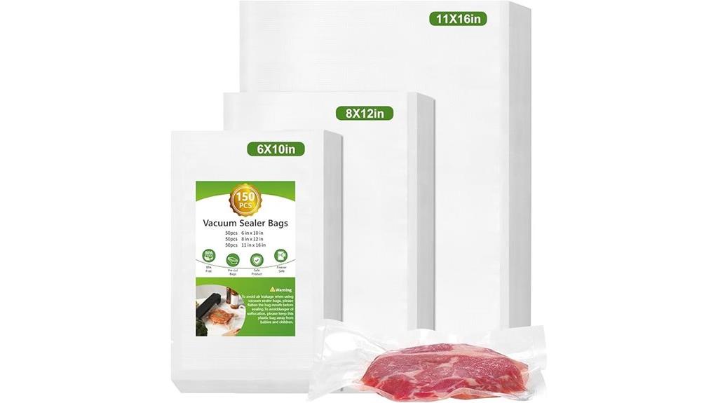 150 piece vacuum bags