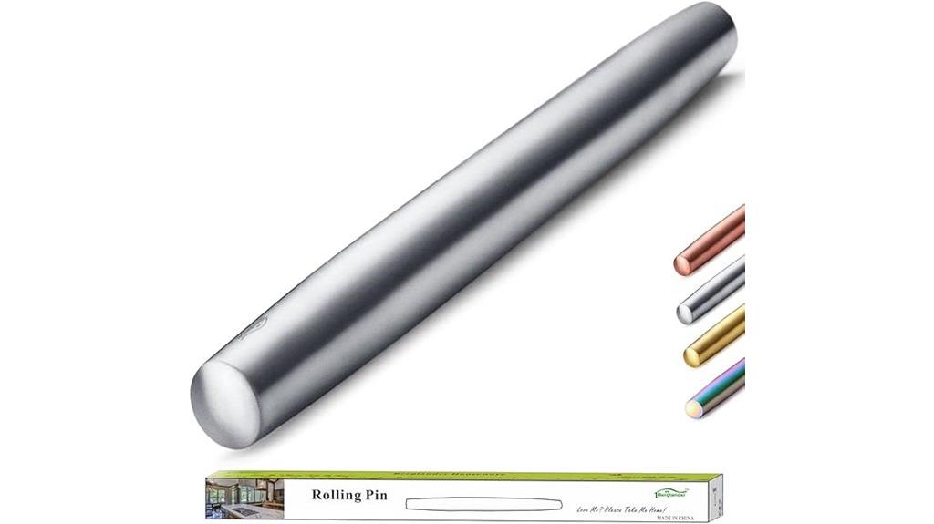 16 7 inch stainless steel rolling pin
