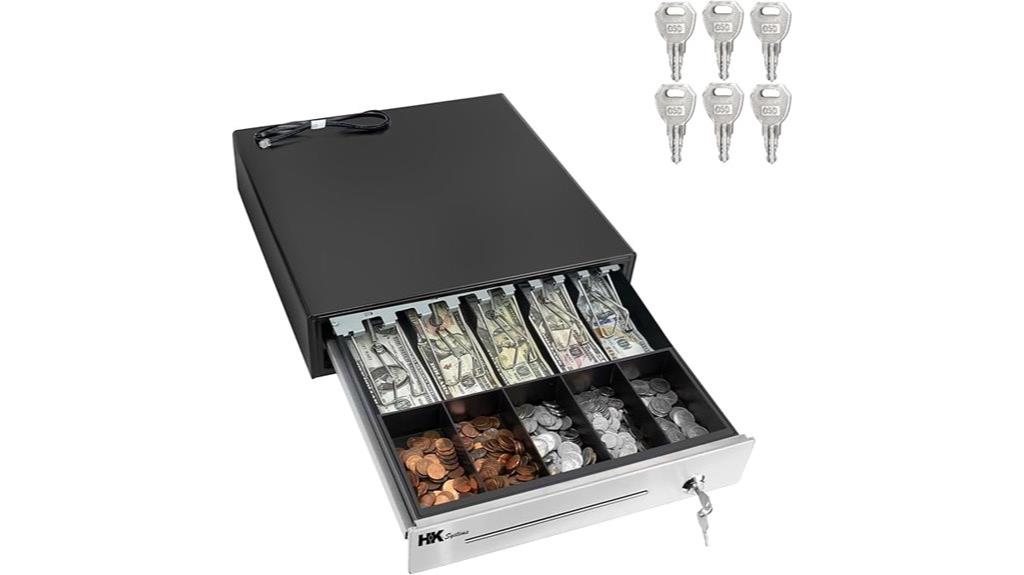 16 inch stainless pos drawer