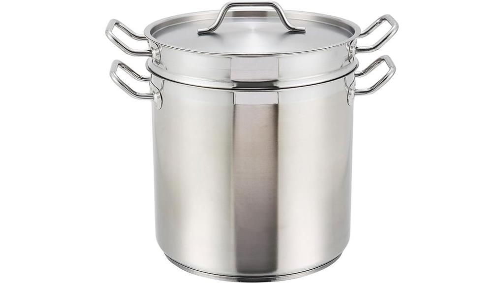 16 quart stainless steamer