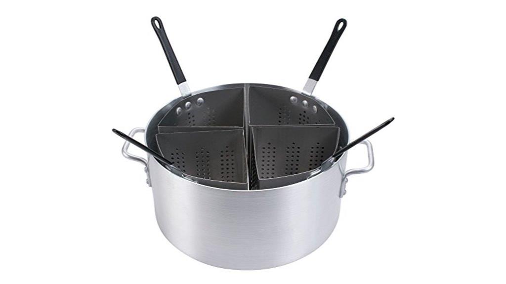 20 qt aluminum pasta cooker