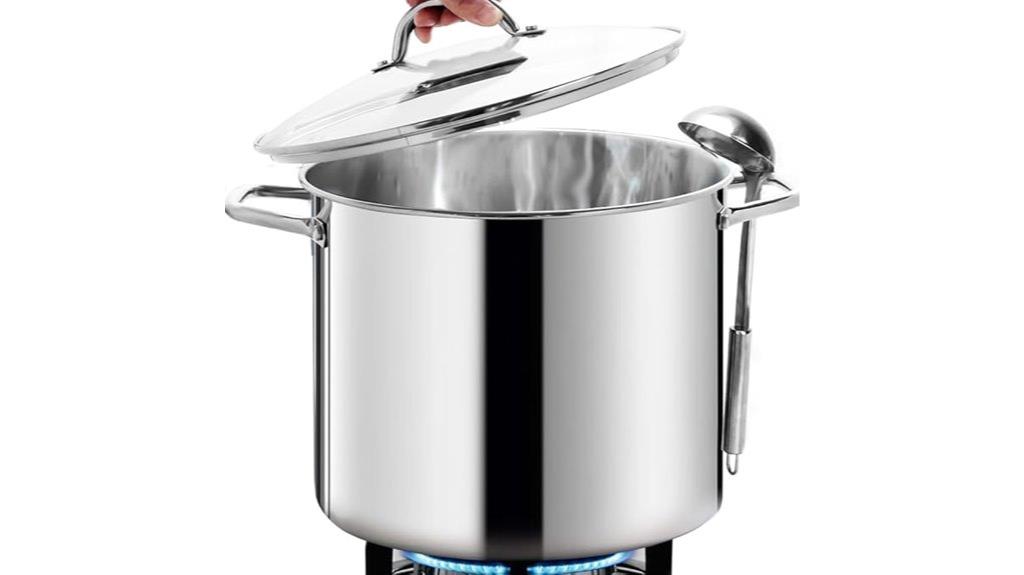 20 quart commercial stock pot