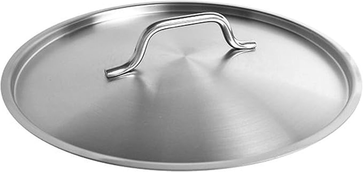 20 quart stainless steel lid