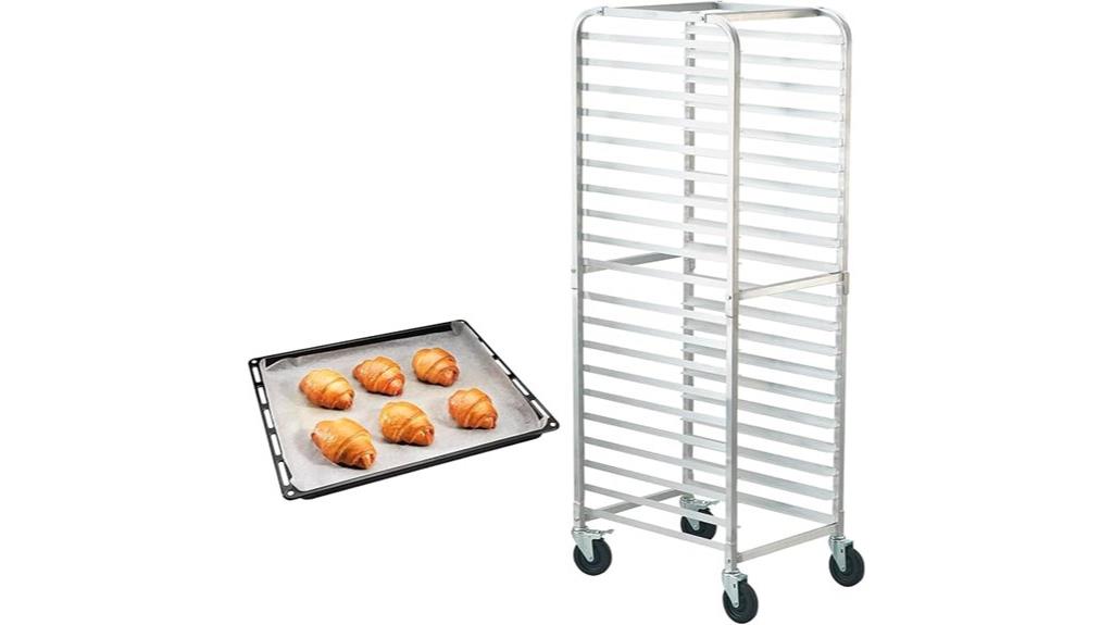 20 tier bakery storage racks