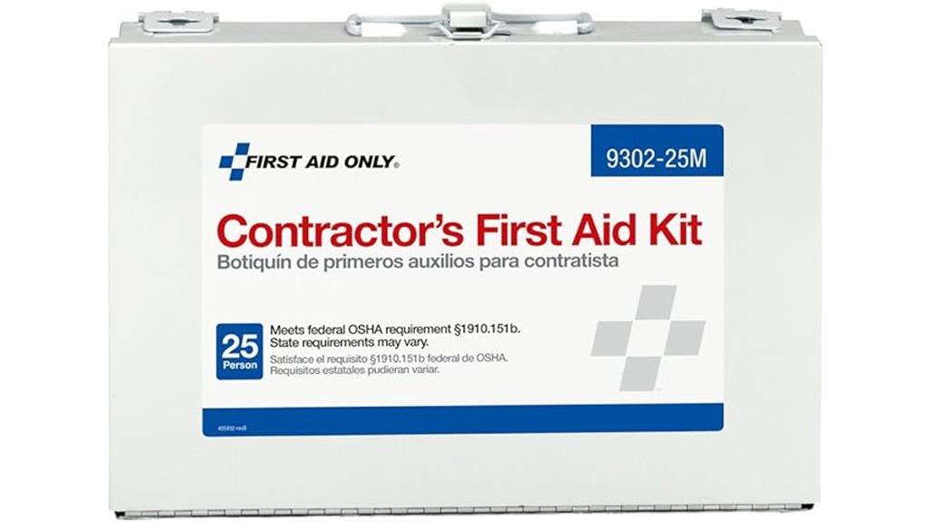25 person contractor first aid