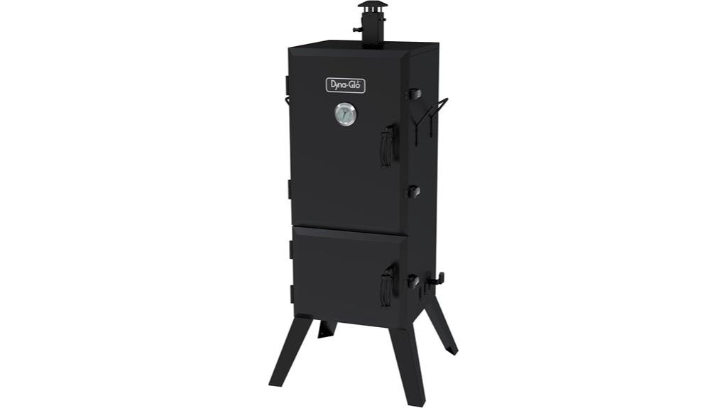 36 inch vertical charcoal smoker