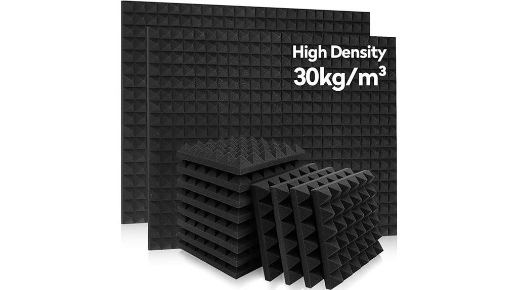 36 pack acoustic foam panels