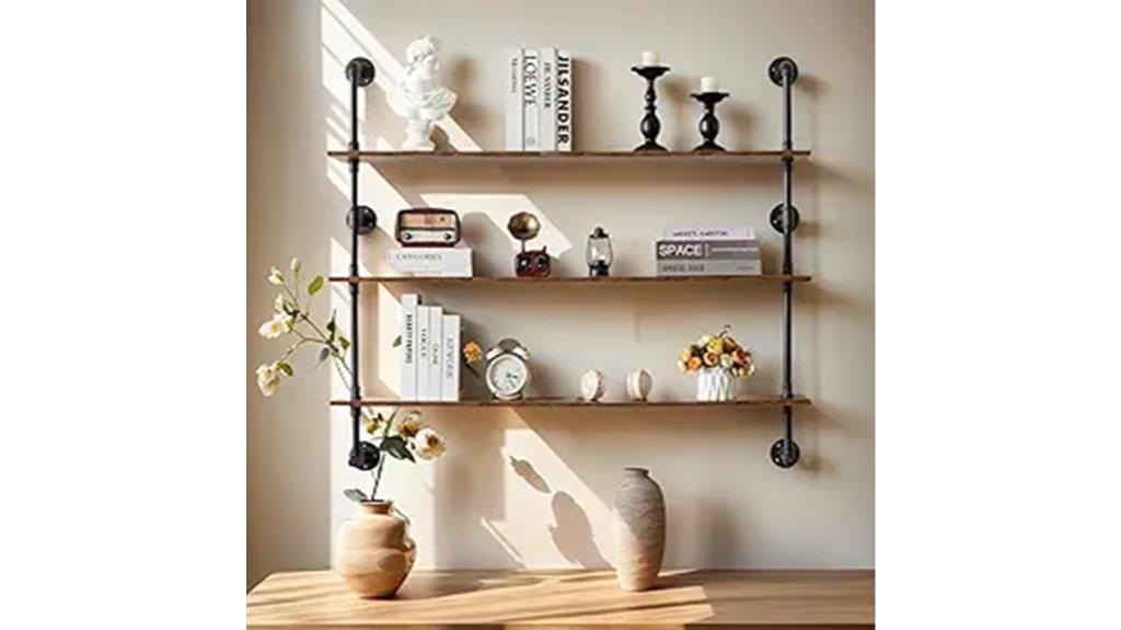 48 inch industrial pipe shelving