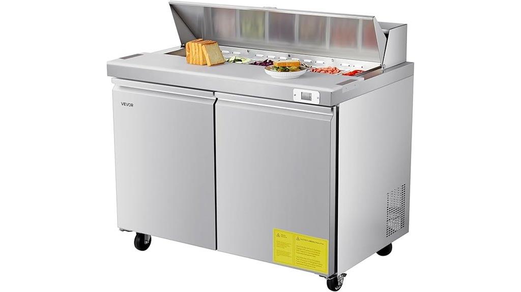 48w refrigeration with 12 pans