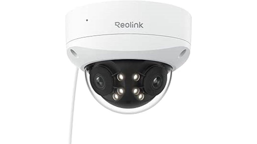 4k dual lens poe camera