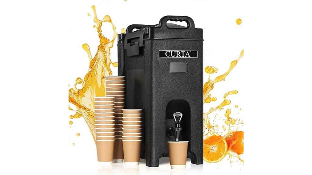 5 gallon insulated beverage dispenser