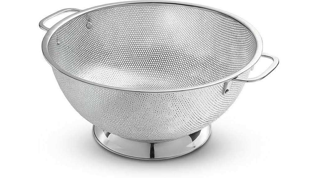 5 qt stainless steel colander