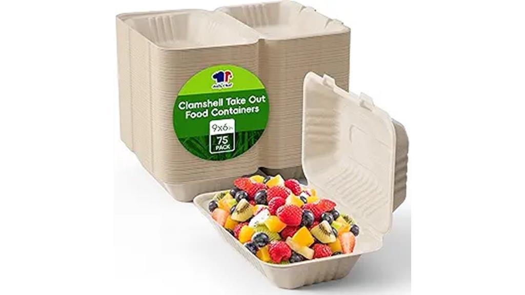 75 pack takeout containers