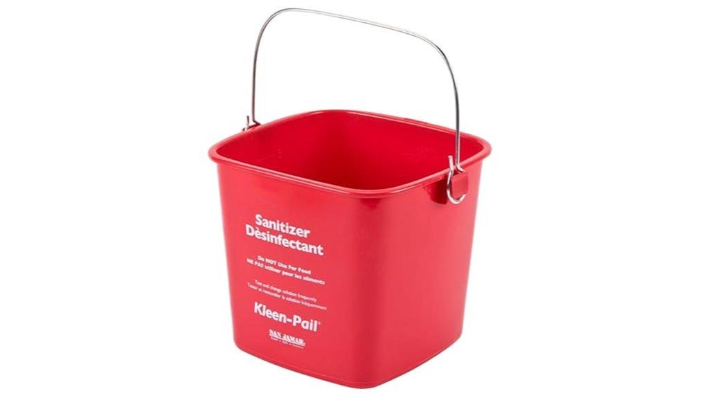 8 quart plastic cleaning bucket