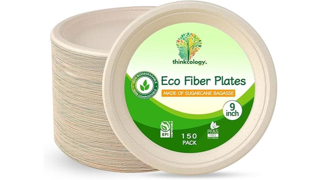 9 inch compostable paper plates